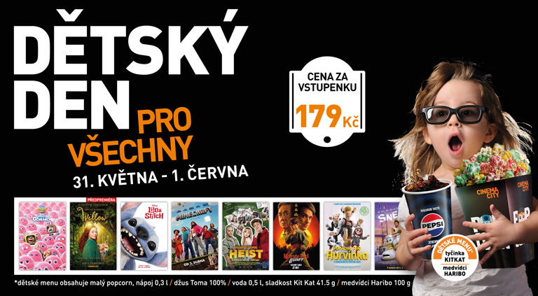Slovanský dům: Oslavte Den dětí v kině! Cinema City nabídne o víkendu pohádky za zvýhodněné vstupné